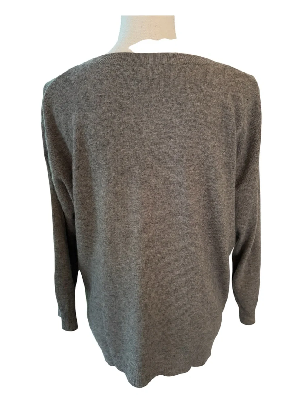 J. Crew Wool Blend Gray Arrow Sweater.  Size L